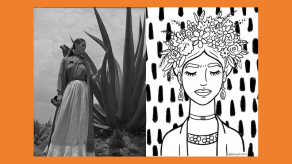 Free Frida Kahlo Coloring Sheet